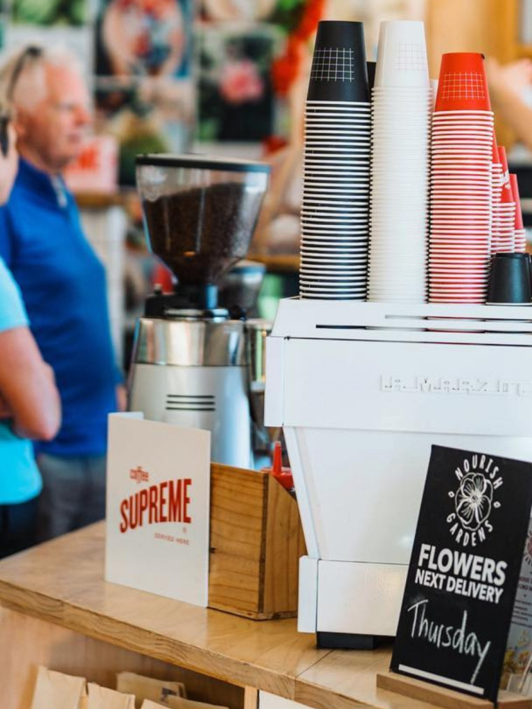 The Island Grocer takeaway coffee and cabinet food