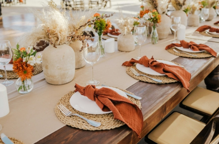 Wedding Table Setup Waiheke Island